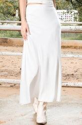 TAYLOR MAXI SATIN SKIRT